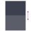 Berkfield Roller Blind Blackout Marine 105x150 cm Fabric Width 100.7 cm Polyester 5