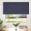 Berkfield Roller Blind Blackout Marine 155x150 cm Fabric Width 151.6 cm Polyester 2