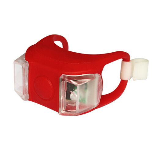 Bicycle LED Light Silicone Dual-Eye Safety Light