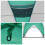 Berkfield Party Tent Sea Green Waterproof 9