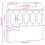 Berkfield Metal Replace Headboard Black 100 cm 6