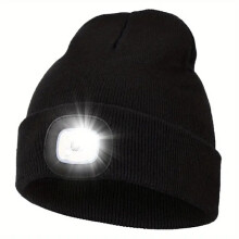 Hatt med LED-ljus5Färger - Julklappar Svart Grå