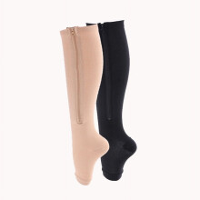 Compression Socks 15-20 mmHg Knee High Open Toe