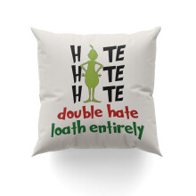 Grinch throw pillowcase20x20inches