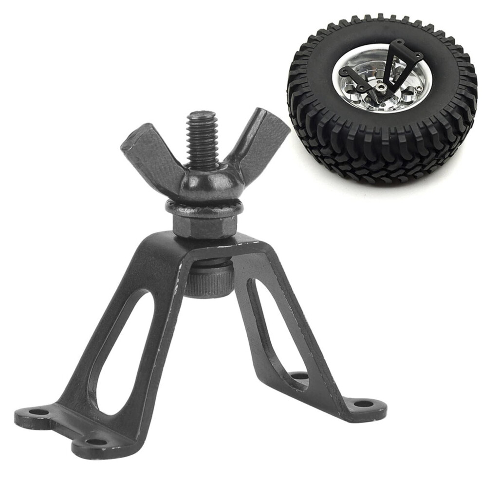 Rc Spare Tire Mount Metal Holder For Axial Scx10 D90 1/10 Crawler, Durable Heavy Duty Rack 9351714831710