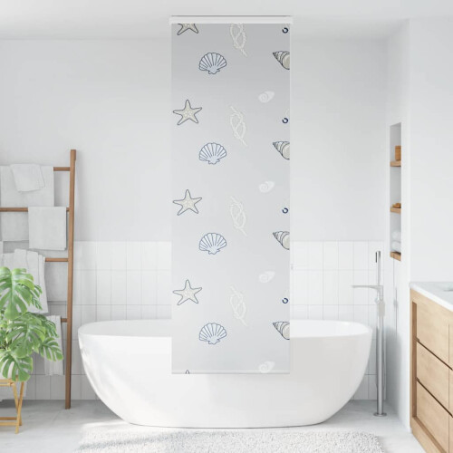 Berkfield Shower Roller Blind with Cassette 60x240 cm Fabric Width 56 cm 1
