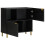 Berkfield Sideboard Black 80x33x75 cm Engineered Wood 2