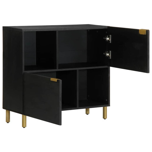 Berkfield Sideboard Black 80x33x75 cm Engineered Wood 1