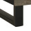 Berkfield Bedside Cabinet Black 50x33x62 cm Solid Wood Mango 8