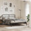 Berkfield Metal Replace Headboard Black 150 cm 3