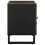 Berkfield TV Cabinet Black 105x33x46 cm Solid Wood Mango 4