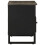 Berkfield TV Cabinet Black 80x33x46 cm Solid Wood Mango 4