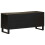Berkfield TV Cabinet Black 105x33x46 cm Solid Wood Mango 5