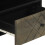 Berkfield TV Cabinet Black 80x33x46 cm Solid Wood Mango 8