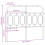 Berkfield Metal Replace Headboard Black 137 cm 6