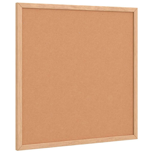 Berkfield Cork Board with Solid Pine Wood Frame 40x40 cm 1