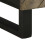Berkfield TV Cabinet Black 105x33x46 cm Solid Wood Mango 9