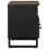 Berkfield TV Cabinet Black 70x33x46 cm Solid Wood Mango 4