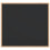 Berkfield Chalkboard with Solid Pine Wood Frame Black 60x55 cm 3