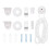 Berkfield Shower Roller Blind with Cassette 90x240 cm Fabric Width 86 cm 11