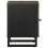Berkfield Bedside Cabinets 2 pcs Black 40x33x46 cm Solid Wood Mango 5