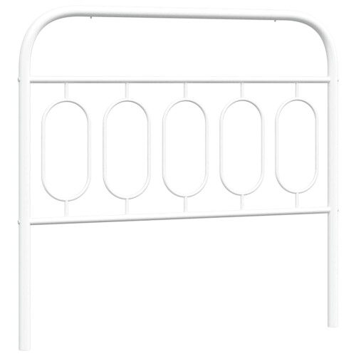 Berkfield Metal Replace Headboard White 100 cm 1