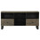 Berkfield TV Cabinet Black 100x33x46 cm Solid Wood Mango 3
