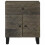 Berkfield Bedside Cabinet Black 50x33x60 cm Solid Wood Mango 3