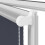 Berkfield Roller Blind Blackout Marine 140x210 cm Fabric Width 136.6 cm Polyester 11