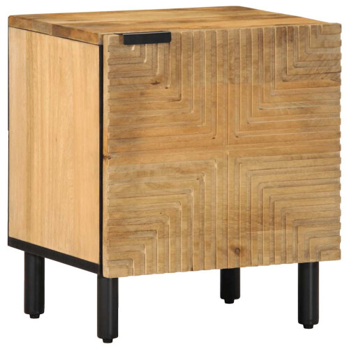 Berkfield Bedside Cabinets 2 pcs Brown 40x33x46 cm Solid Wood Mango 2