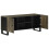 Berkfield TV Cabinet Black 105x33x46 cm Solid Wood Mango 2