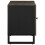 Berkfield TV Cabinet Black 105x33x46 cm Solid Wood Mango 4