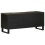 Berkfield TV Cabinet Black 105x33x46 cm Solid Wood Mango 5