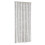 Berkfield Fly Curtain Light Grey and White 90x220 cm Chenille 2