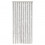 Berkfield Fly Curtain Light Grey and White 90x220 cm Chenille 3
