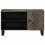 Berkfield TV Cabinet Black 80x33x46 cm Solid Wood Mango 3