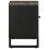 Berkfield TV Cabinet Black 80x33x46 cm Solid Wood Mango 4