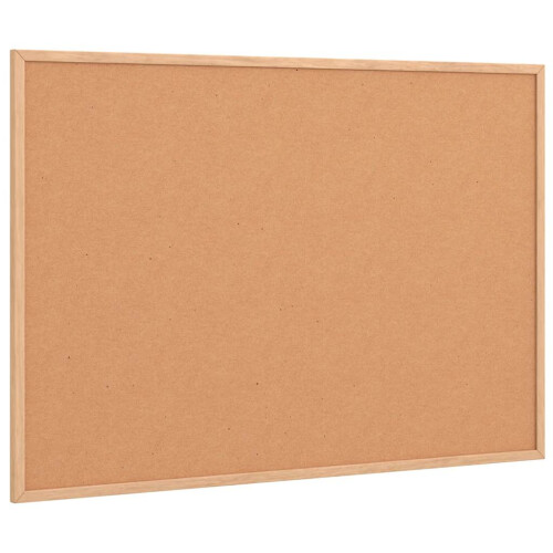 Berkfield Cork Board with Solid Pine Wood Frame 80x55 cm 1