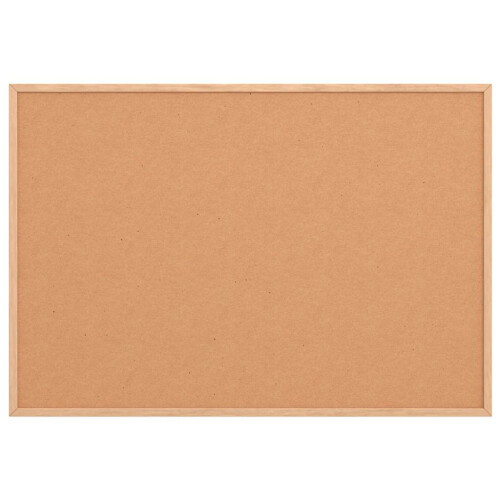 Berkfield Cork Board with Solid Pine Wood Frame 80x55 cm 2