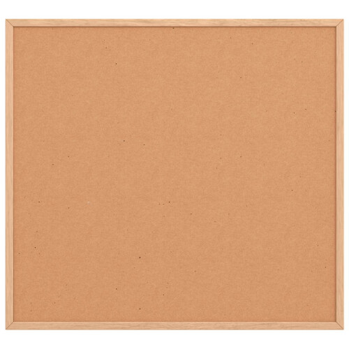 Berkfield Cork Board with Solid Pine Wood Frame 60x55 cm 2