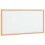 Berkfield Magnetic Whiteboard with Solid Pine Wood Frame 60x30 cm 2