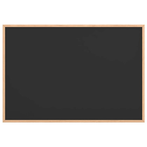 Berkfield Chalkboard with Solid Pine Wood Frame Black 80x55 cm 2