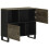 Berkfield Sideboard Black 80x33x75 cm Solid Wood Mango 2