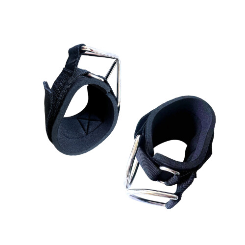 Fitness Accessory With D Rings And Triangle-Silver D Buckle