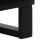 Berkfield Sideboard Black 80x33x75 cm Solid Wood Mango 9