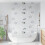 Berkfield Shower Roller Blind with Cassette 120x240 cm Fabric Width 116 cm 2