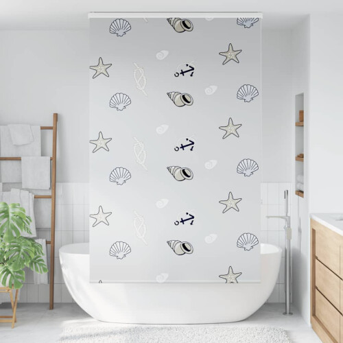 Berkfield Shower Roller Blind with Cassette 120x240 cm Fabric Width 116 cm 1