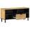 Berkfield TV Cabinet Brown 100x33x46 cm Solid Wood Mango 2