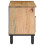 Berkfield TV Cabinet Brown 100x33x46 cm Solid Wood Mango 4
