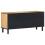 Berkfield TV Cabinet Brown 100x33x46 cm Solid Wood Mango 5